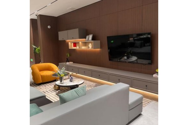 Presentamos el elegante y práctico mueble para TV flotante de PVC