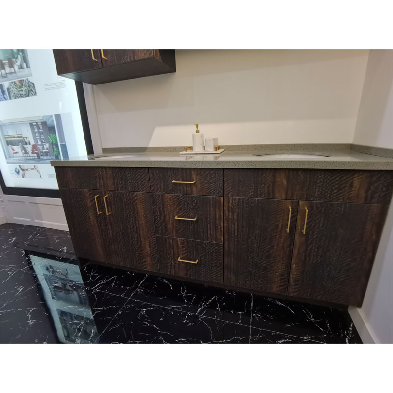 Tocador de madera maciza para baño